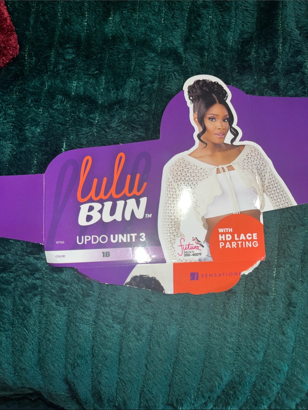 Lulu Bun Updo Unit 3 - 1B (Black)